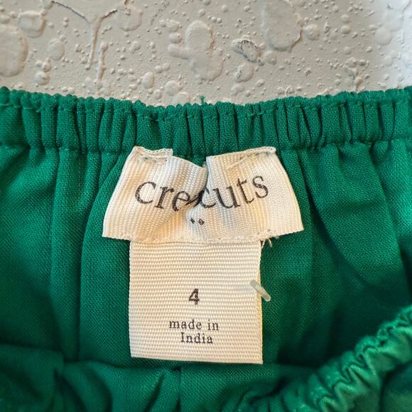 Crewcuts Toddler Girl's Green Bubble Hem Short Sleeve Dress Size 4 NEW - Picture 3 of 8